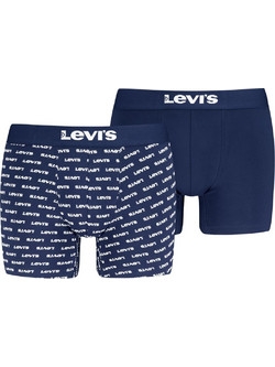Levi's Ανδρικά Μποξεράκια Σετ 2Pack Navy Μπλε 701238012-011