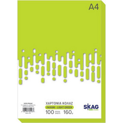 Skag Zazoo Χαρτί Α4 160gr/m² 100 Φύλλα Λαχανί