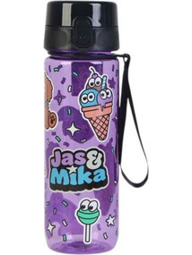 FirstGrade Jas & Mika Dreams Παιδικό Παγούρι Πλαστικό BPA Free Μωβ 750ml