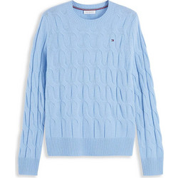 Tommy Hilfiger Γυναικεία Πλεκτή Μπλούζα Γαλάζια WW0WW43586-C13