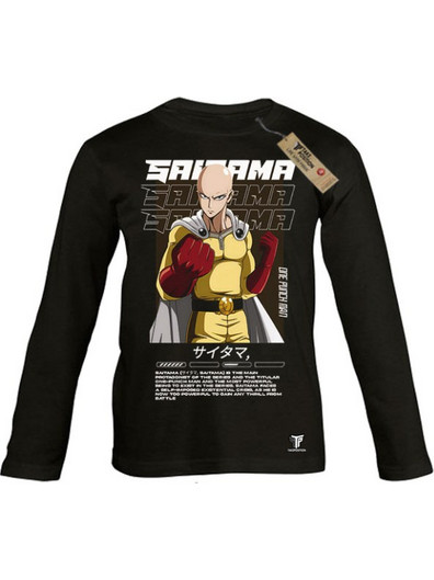 Takeposition Anime One Punch Man Παιδικό T-Shirt Μακρυμάνικο Μαύρο 814-1021