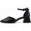 Love4shoes Γόβες με Χοντρό Χαμηλό Τακούνι & Λουράκι Μαύρες 1671