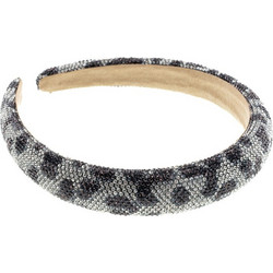 22-4641 Στέκα Μαλλιών Στρας Animal Print