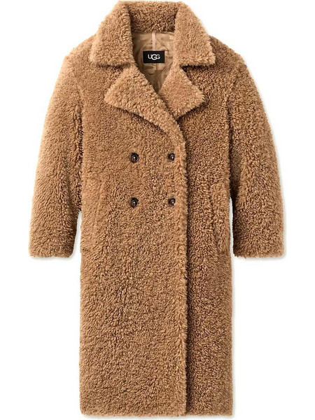 UGG Γυναικείο Παλτό Μπουκλέ Μακρύ Ταμπά 1180639-00E6