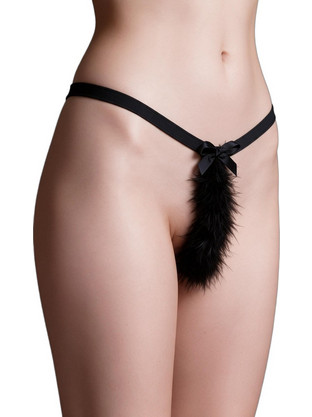 Milena By Paris Γυναικείο Sexy String Μαύρο 60107