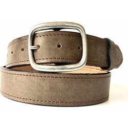DomLeathers Ανδρική Ζώνη Δερμάτινη Light Μπεζ DL-28QX