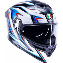 AGV K5 Zenithar Matt Black White Blue Κράνος Μηχανής Full Face 1500gr