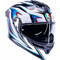 AGV K5 Zenithar Matt Black White Blue Κράνος Μηχανής Full Face 1500gr AGV K5 Zenithar Matt Black White Blue Κράνος Μηχανής Full Face 1500gr