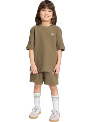 Adidas Originals Παιδικό Σετ Φόρμας Πράσινο KT1772