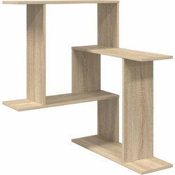 vidaXL Γωνιακή Βιβλιοθήκη Τοίχου 67x67x87cm 8012222