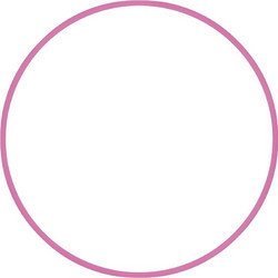 Χούλα Χουπ HQ 80cm - Φ19mm - 330gr, Ροζ 98816