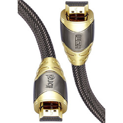 Ibra Luxury Gold Καλώδιο 2.0 HDMI to HDMI 5m 16ft