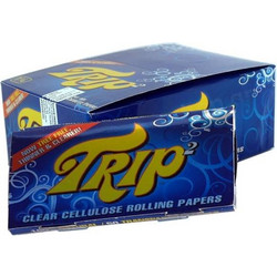 Κουτί με 24 Χαρτάκια στριφτού Trip2 King Size διάφανα