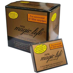 Κουτί με 12 συσκευασίες πίπα magic life για κανονικά και slim τσιγάρα