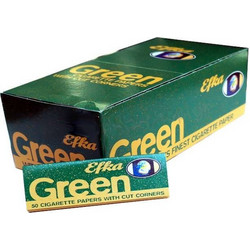 Χαρτάκια στριφτού Efka Green (Κουτί με 50 τσιγαρόχαρτα)