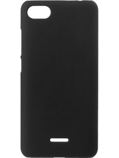 Σκλήρη Θήκη από Καουτσούκ για Xiaomi Redmi 6A - Μαύρο