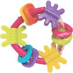 Playgro Triangle Teether Pink 3m+ 1τμχ