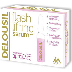 S.J.A Pharm Delousil Flash Lifting Αντιγηραντικό Serum Προσώπου για Σύσφιξη 1x2ml