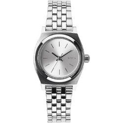 Nixon Time Teller Γυναικείο Ρολόι με Ασημί Μεταλλικό Μπρασελέ A399-1920-00