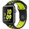 Tech-Protect Smoothband Λουράκι Σιλικόνης Black / Lime (Apple Watch 42 / 44 / 45 / 49mm)