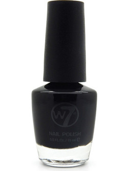 W7 028 Black Gloss Βερνίκι Νυχιών 15ml