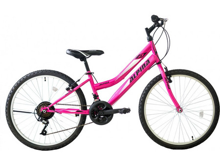 Alpina Γυναικείο Mountain Bike 26" με 21 Ταχύτητες Φούξια