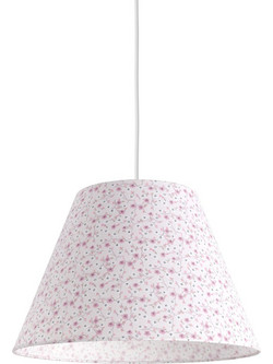 Veis Alkyone Vintage Floral Pink 209.165 Κρεμαστό Φωτιστικό Οροφής Μονόφωτο