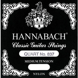 Hannabach 837 MT Quart Σετ 6 Χορδές Κλασικής Κιθάρας Nylon Medium Tension 1/2