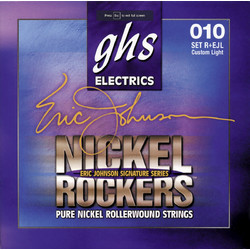 GHS R+EJL Σετ 6 Χορδές Ηλεκτρικής Κιθάρας Pure Nickel 10-50" Custom Light Tension