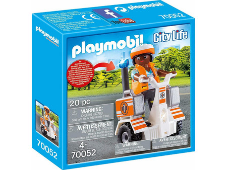 Playmobil City Life Rescue Balance Scooter για 4+ Ετών 70052