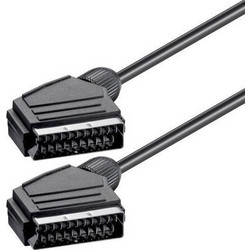 Powertech Cable Scart male - Scart male 1.4m (CAB-S001)