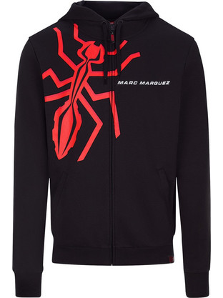 ΖΑΚΕΤΑ HOODIE MARQUEZ SPIDER ANTHRACITE GREY 2023002 | MARC MARQUEZ