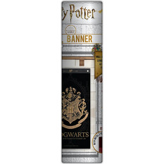 Harry Potter Wall Banner Hogwarts Black SLHP440