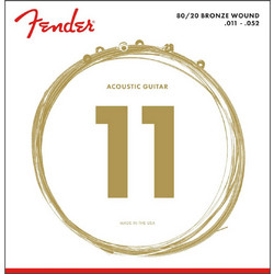 Fender 70CL Σετ 6 Χορδές Ακουστικής Κιθάρας 80/20 Bronze 11-52" Custom Light Tension