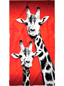 John Frank Giraffe Πετσέτα Θαλάσσης Κόκκινη