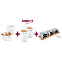 Lamart Σετ Σερβιρίσματος Πορσελάνινης Σειράς DINE LT9014 & LT9015 & LT9019