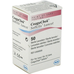 Roche Coagucheck Softclix Σκαρφιστήρες Μέτρησης Σακχάρου 50τμχ