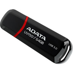 Adata UV150 64GB USB Stick 3.2 Gen 1 με USB-A Μαύρο