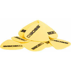 Boss Premium Quality BPK 12 - D88 .73 Mm Medium Delrin Guitar Bass Picks Yellow