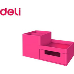 DELI ΣΕΤ ΓΡΑΦΕΙΟΥ ΠΛΑΣΤΙΚΟ 3 ΘΕΣΕΩΝ 17,5x9x9,2cm RIO MAGENTA