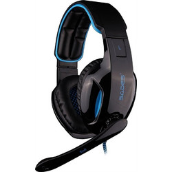 Sades Snuk Gaming Headset Over Ear Black Blue