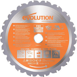 Δίσκος 185mm Πολλαπλών Υλικών R185TCT-20MS Evolution