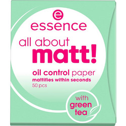 Essence all about matt! Oil control paper 50pcs