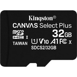 Kingston Canvas Select Plus microSDHC 32GB Class 10 U1 V10 UHS-I A1 100MB/s