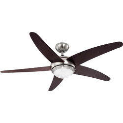 Globo Lighting Fabiola MDF Ανεμιστήρας Οροφής 137cm 55W με Φως & Τηλεχειριστήριο Μαύρος