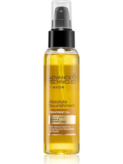 Avon Advance Techniques Absolute Nourishment Treatment Argan Λάδι Μαλλιών για Ψαλίδα 100ml