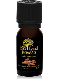 Bioland Βιολογικό Αιθέριο Έλαιο Κανέλα 10ml