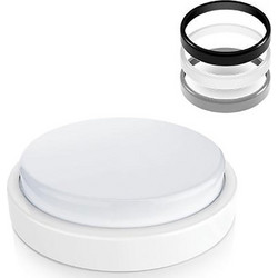 Πλαφονιέρα Led 18W στρόγγυλη 4000Κ IP54 1530lm με 3 στεφάνια 16-02400