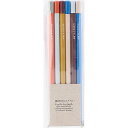 Μολύβια 412350100 17,5cm Σετ 6τμχ Multi Monograph