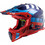 LS2 MX437 Evo XCode Red / Blue Κράνος Μηχανής Motocross 1150gr